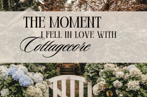 the moment i fell in love with cottagecore aesthetic