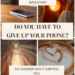 slow living lifestyle coffee candle forest path do I have to give up my phone